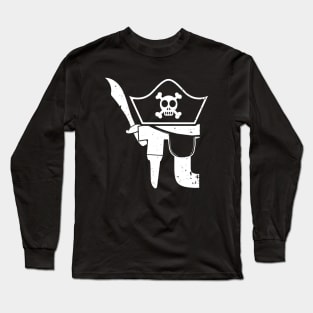Pi Pirate Mathematic Math Teacher Student Gift Long Sleeve T-Shirt